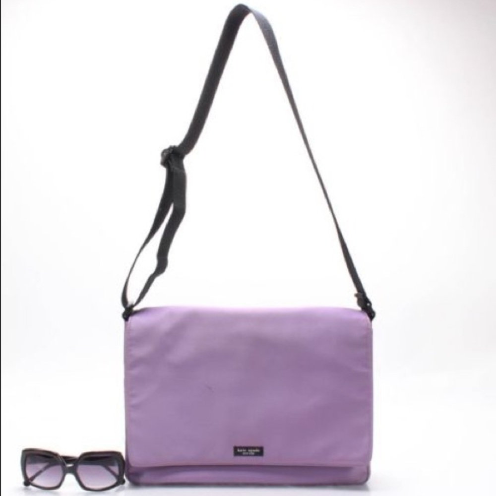 Lilac Kate Spade Handbag - nylon