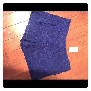 lace shorts