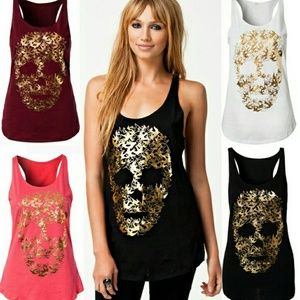 Skull tank top