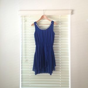 Chiffon blue dress :)