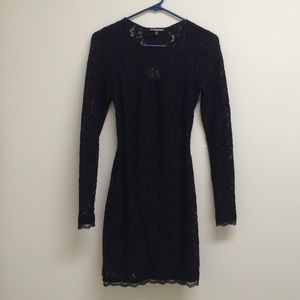 Express black lace dress (size small)