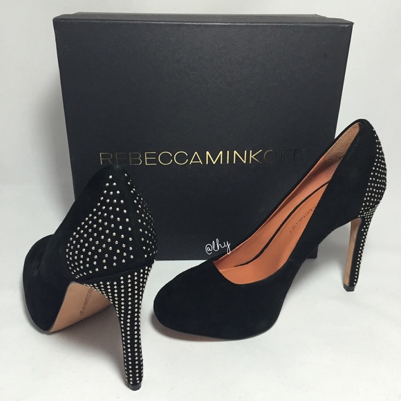 REBECCA MINKOFF AZUMA STUD PLATFORM PUMPS – 7.5 - Picture 1 of 4