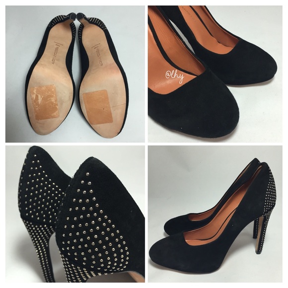 REBECCA MINKOFF AZUMA STUD PLATFORM PUMPS – 7.5 - Picture 2 of 4