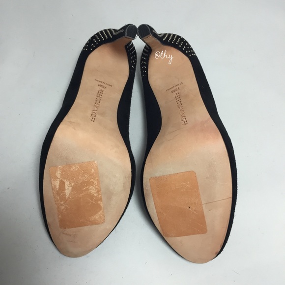 REBECCA MINKOFF AZUMA STUD PLATFORM PUMPS – 7.5 - Picture 4 of 4