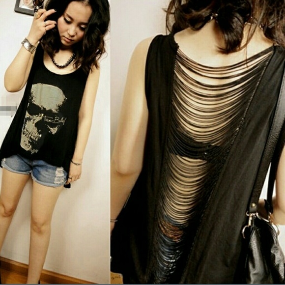 Skull tank top