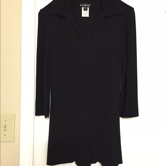 Bebe black short romper
