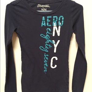 Long sleeve aero top