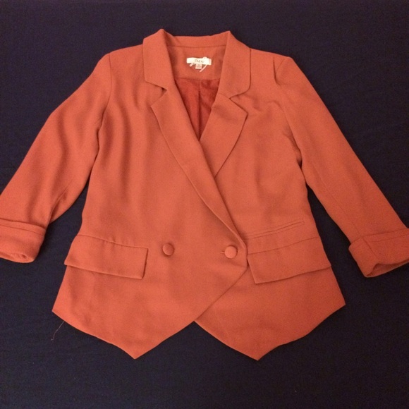 Rust Copper Color Blazer - Picture 2 of 3