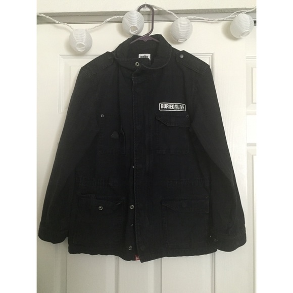 Punk rock grunge style coat