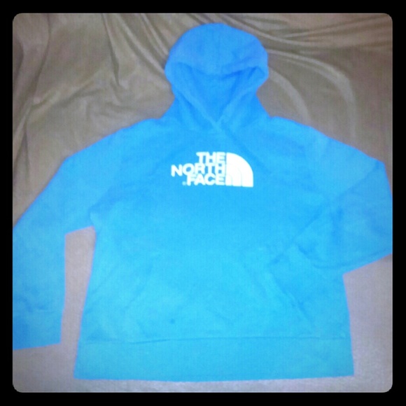 THE NORTH FACE BLUE HOODIE xXL