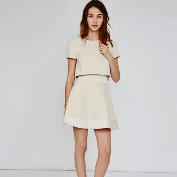 Crepe optical illusion dress