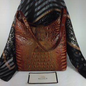 Brahmin Rare Kendall Bag Toasted Almond