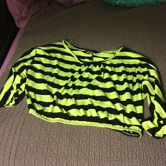 Striped crop top