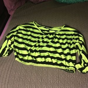 Striped crop top