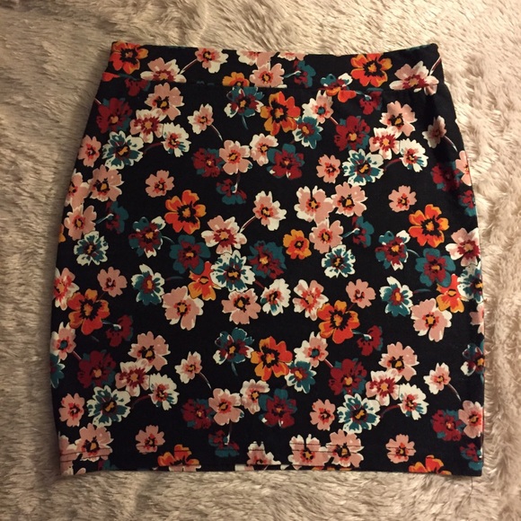 Floral Mini skirt Skater skirt