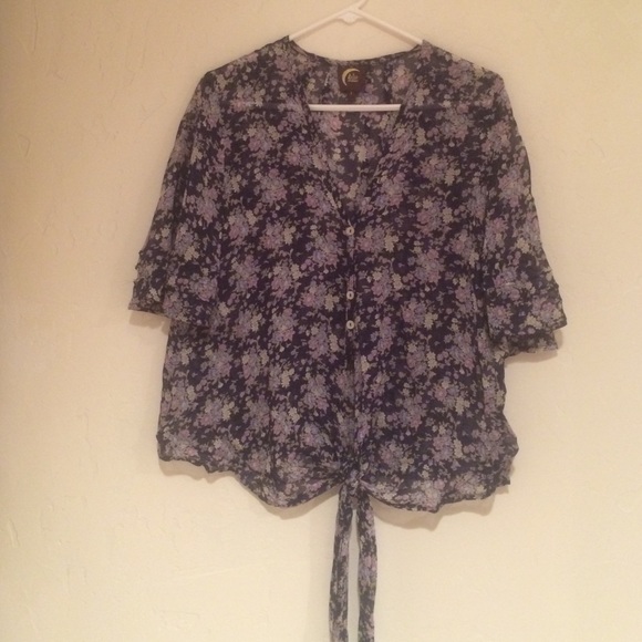 Blu moon top