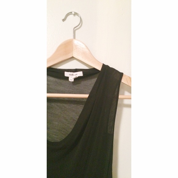 ✨Helmut Lang✨ black asymmetrical tissue dress~! - Picture 4 of 4