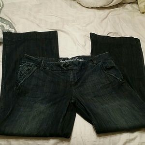 American eagle wide leg trouser jeans