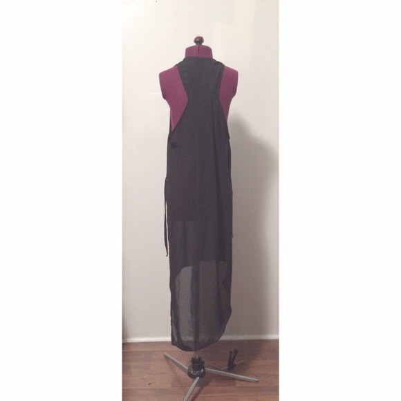 ✨Helmut Lang✨ flowy asymmetrical vest dress~ - Picture 3 of 4