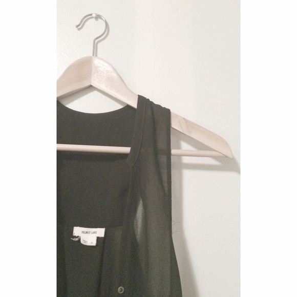 ✨Helmut Lang✨ flowy asymmetrical vest dress~ - Picture 4 of 4