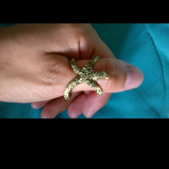 Bronze Starfish Ring