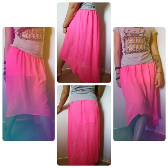 Pink skirt