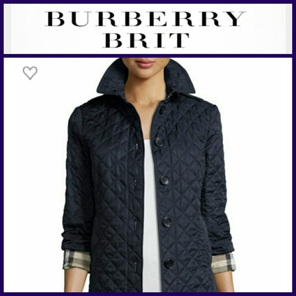 NWOT, 100% Authentic Burberry Brit Quilted Jacket