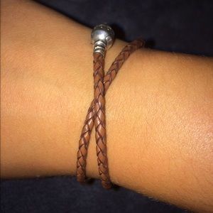 Leather Pandora Bracelet