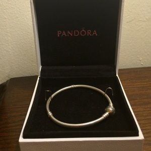 Silver Pandora starter bracelet