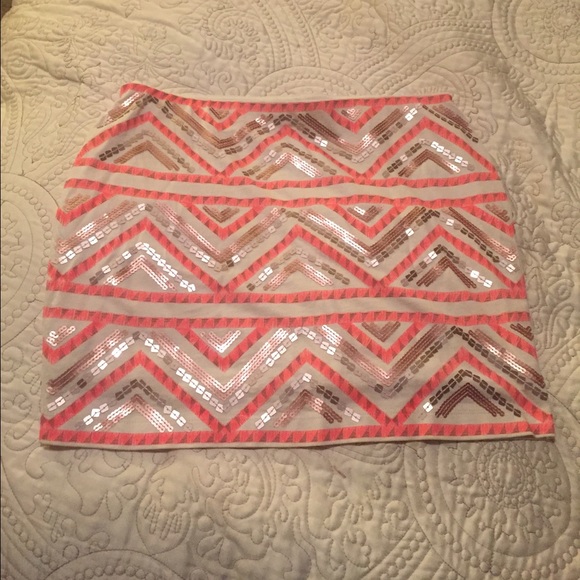 Express aztec skirt