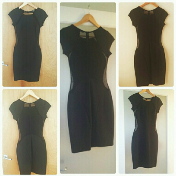 💕Guess Sexy bodycon black dress - Picture 3 of 4