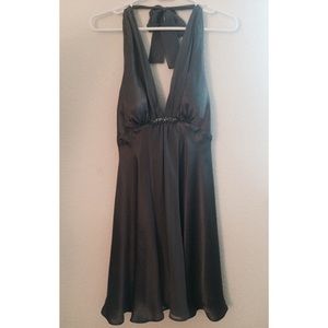 ❗️SALE❗️Slate Gray Halter Dress