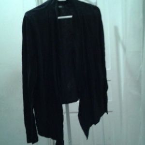 Black cardigan