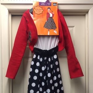 NWT 50s girl HALLOWEEN COSTUME