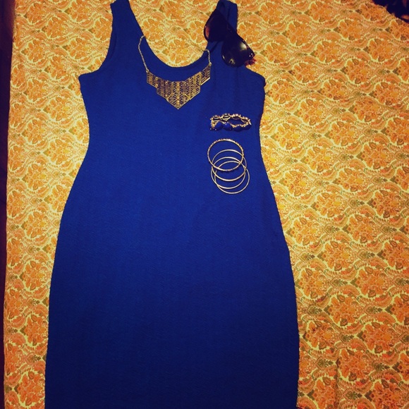 Royal Blue Dress
