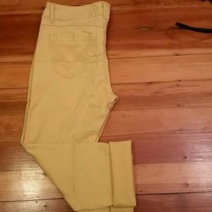 Yellow capris