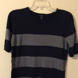 Bold striped Ann Taylor sweater top.