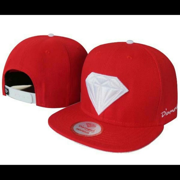 Accessories - Diamond Red Snapback