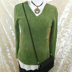 TALBOTS Classic V- Neck Sweater