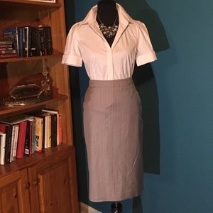 ✨SALE✨ Banana Republic Gray, Wool & Silk Skirt