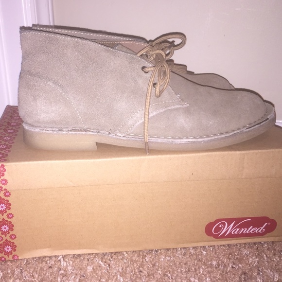 Women tan booties