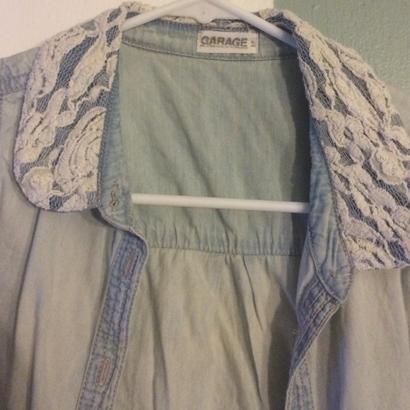 Light washed Jean top - Picture 4 of 4