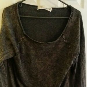 Off shoulder light sweater