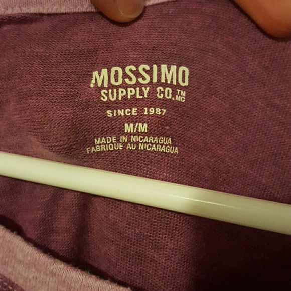 Mossimo Purple Raglan Tee - Picture 2 of 3