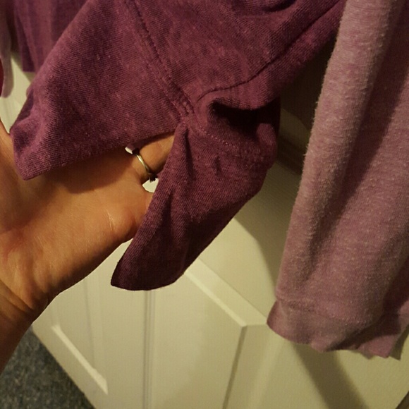 Mossimo Purple Raglan Tee - Picture 3 of 3