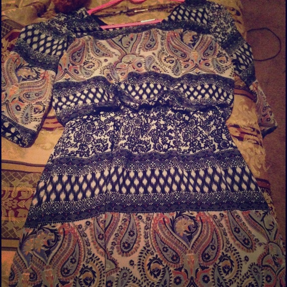 Tribal print dress