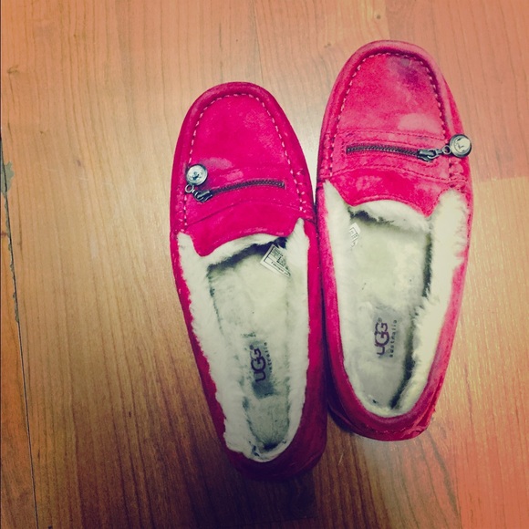 Red Ugg slippers