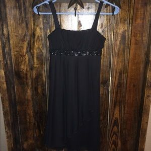 Medium  length black kids dress size med.