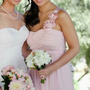 Blush pink bridesmaid dress :)