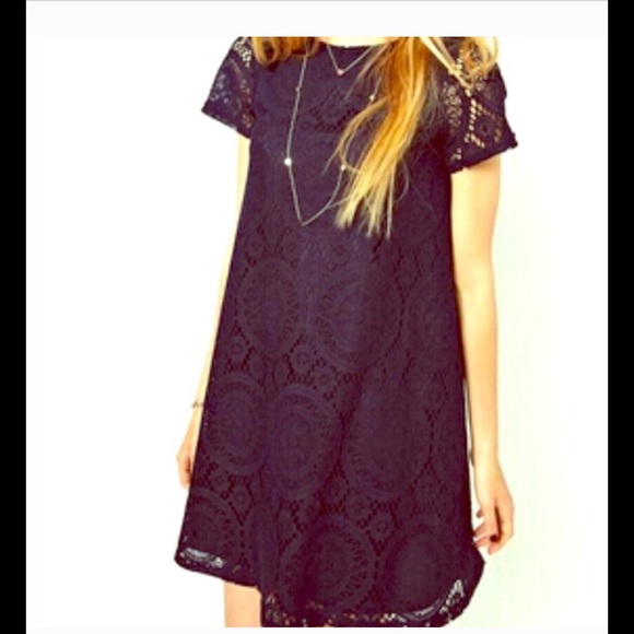 🚫SOLD🚫Navy Lace Dress